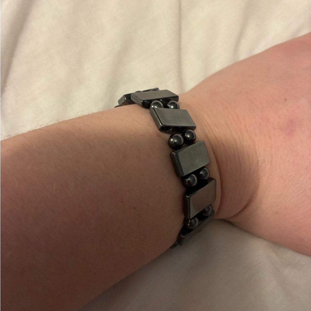 Hematite Beaded Bracelet